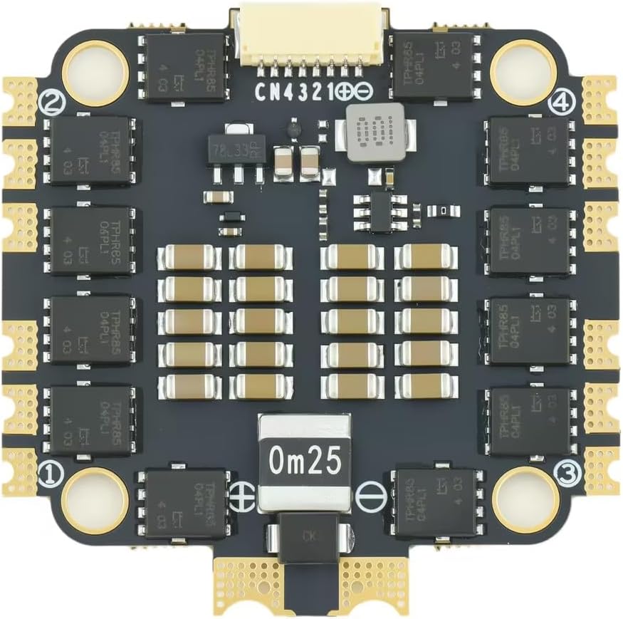 AERO SELFIE 60A 4IN1 ESC 8 bit for FPV Drones Compatible with 2S-6S LiPo Batteries, Lightweight 13.8g, High-Performance, Stalling Protection, PWM, DSHOT, ONESHOT Supported