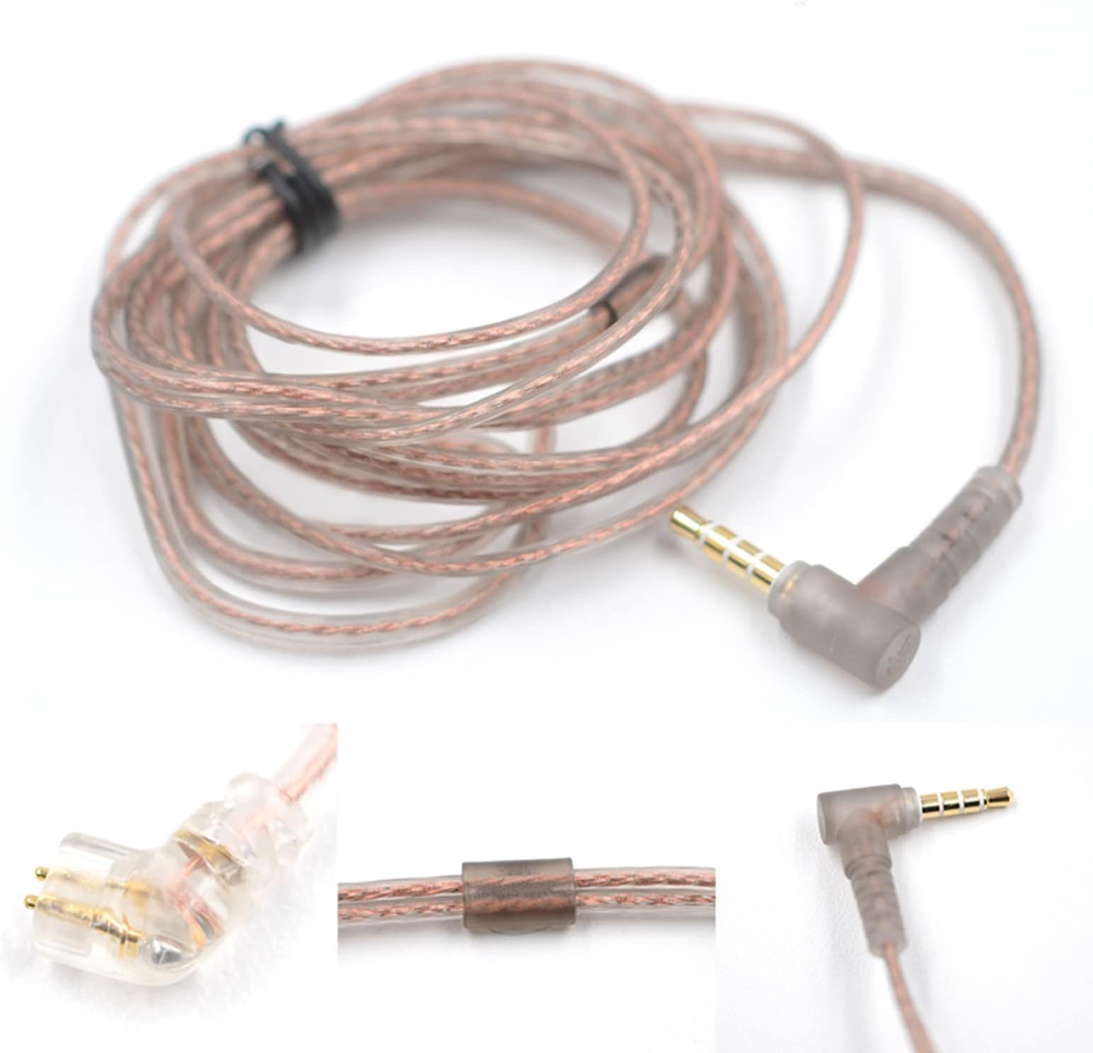 Senlee KZ ZSN PRO X Replacement Cable 2Pin 0.75MM High Purity Oxygen-Free Copper KZ Upgraded Cable 3.5MM Audio Jack for ZS10 PRO X EDX PRO AST Zax ZSX Earphones