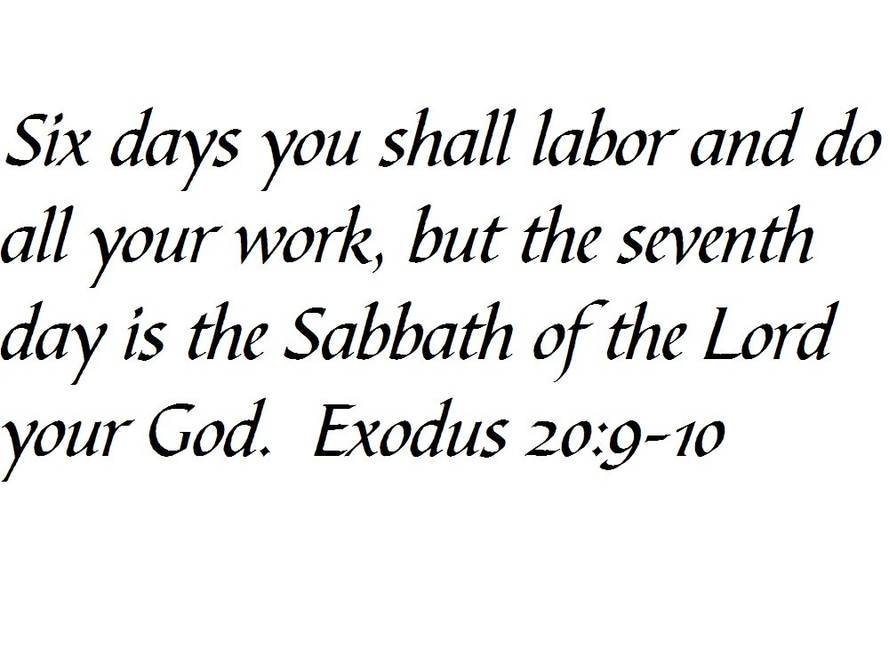 Amazon.com: Tapestry Of Truth - Exodus 20:9-10 - TOT6366 - Wall