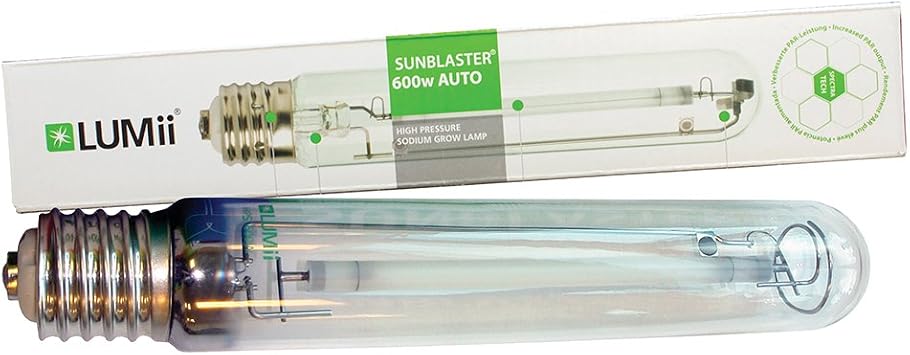 LUMii 03-115-215 1000 W SunBlaster HPS Lamp - Transparent