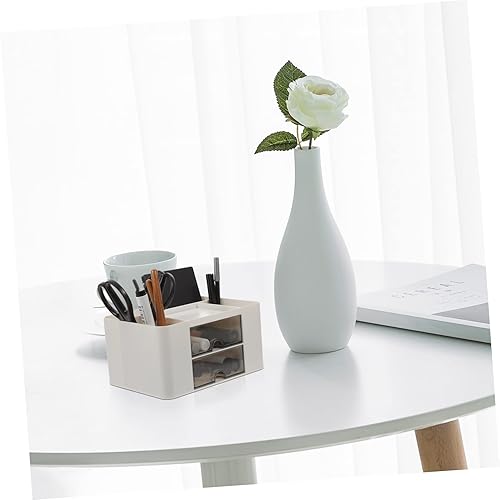 Miniatura 6 de Caja de almacenamiento para bolígrafos, tarjetero, caja de escritorio, cajón, mesa, escritorio, artículos de tocador, cajones de plástico, estilo