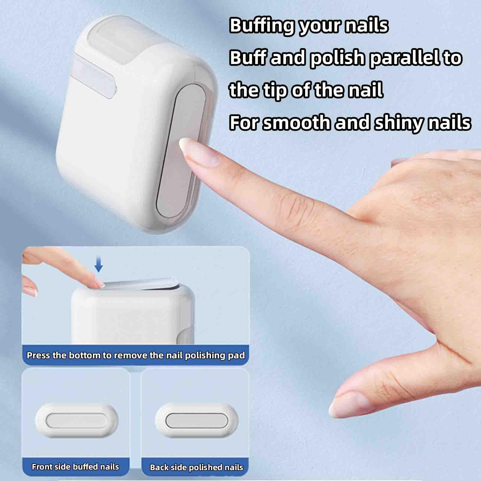 Tagliaunghie Elettrico Uomo Professionale Taglia Unghie Per Mani Tronchesino Automatico Impedisce Che I Frammenti Di Unghie Volino Ovunque Ricaricabile Automatica (White,55x56x25 mm)