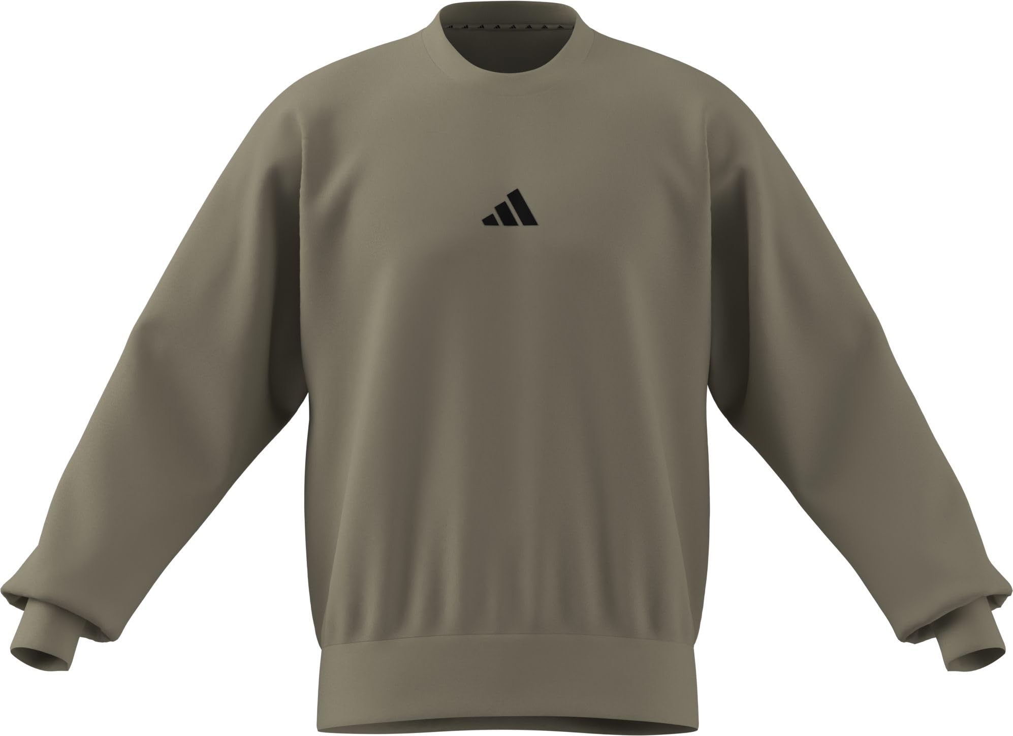 adidas Herren Essentials FEELCOZY Fleece Sweatshirt, Wonder Cargo/Black, 4XL Tall