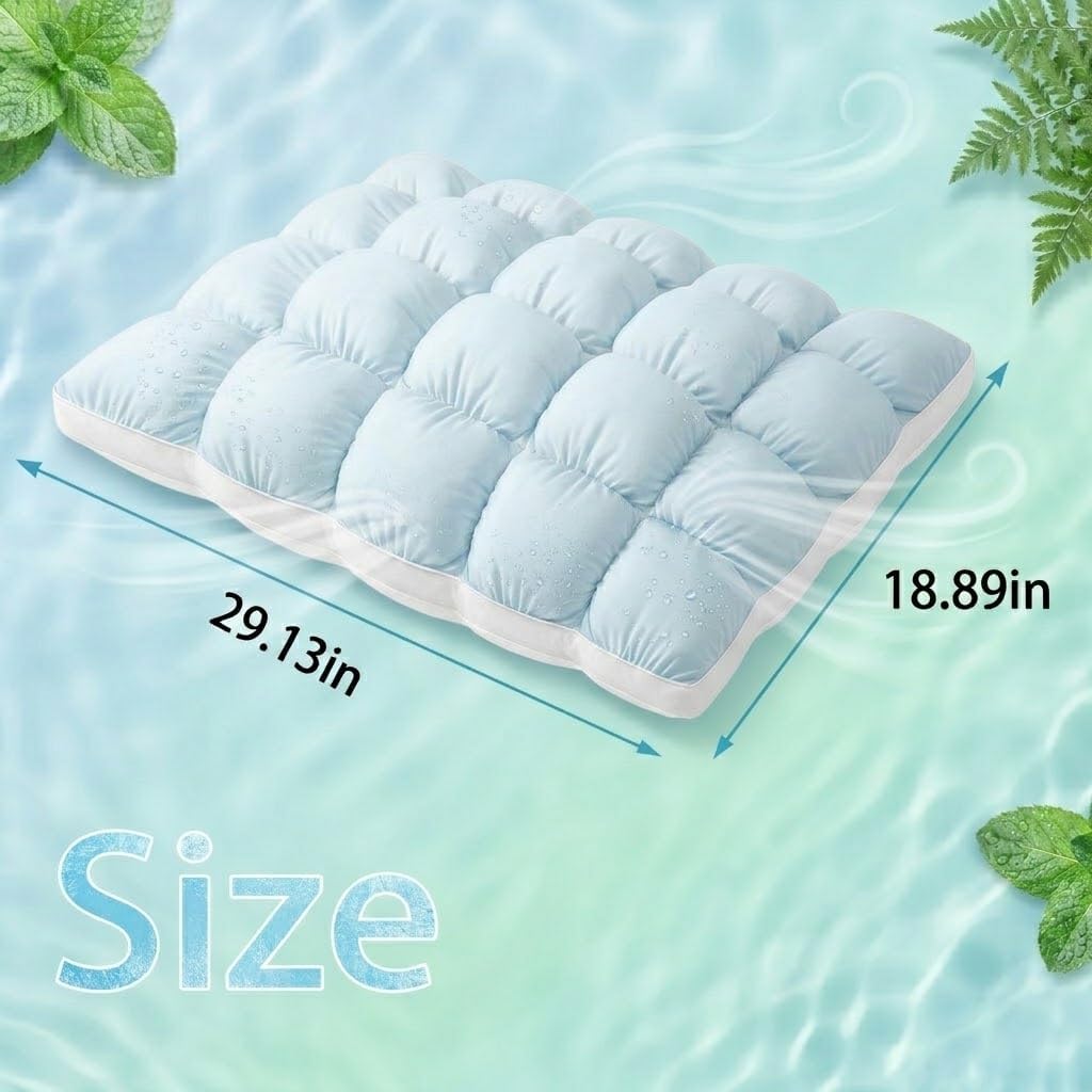 Cooling Pillows Double-sided Ice Silk Cloud Bed Pillow for Sleeper Sleeping