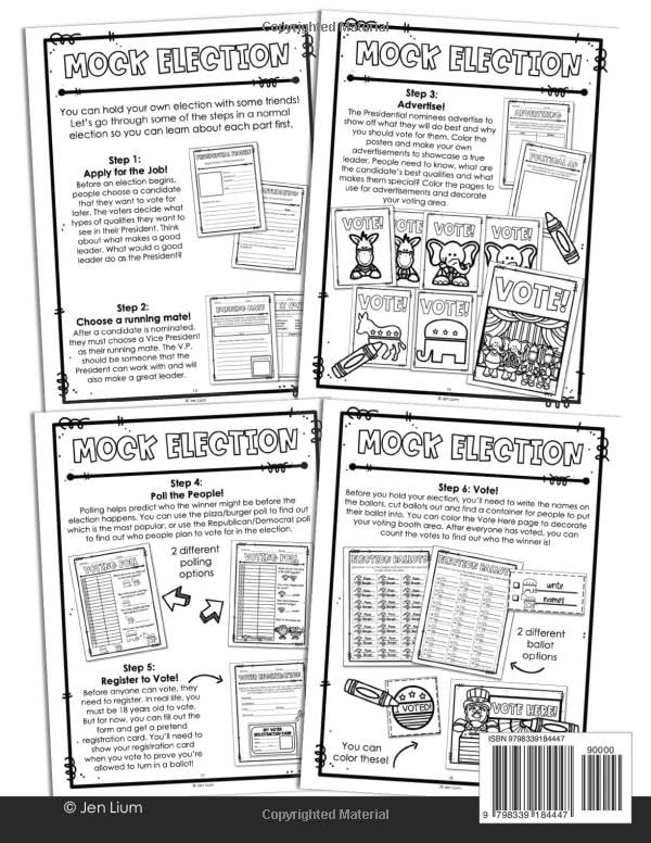 Presidential Election Activities for Kids: Elections and Voting for Kids - Image 2