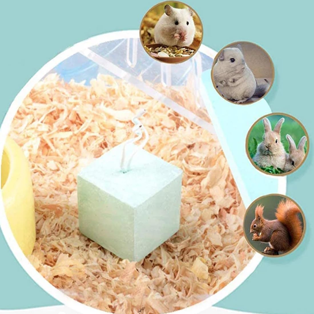 Blocco Minerale Per Rosicchiare - Per Criceti, Conigli E Piccoli Roditori - Foto 4