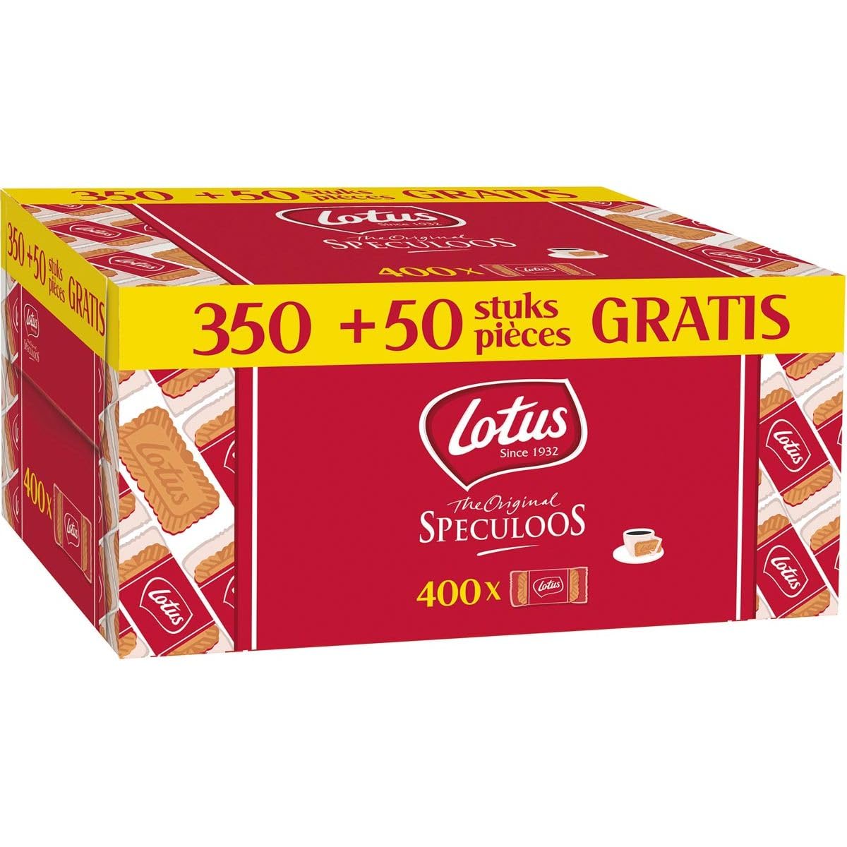 Biscotti Cortesia alla Cannella (400 biscotti confezionati singolarmente) LOTUS
