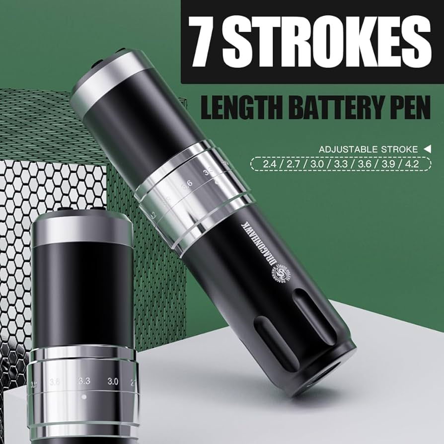 Dragonhawk Tattoo Gun Fold3 Wireless Rotary Pen Machine