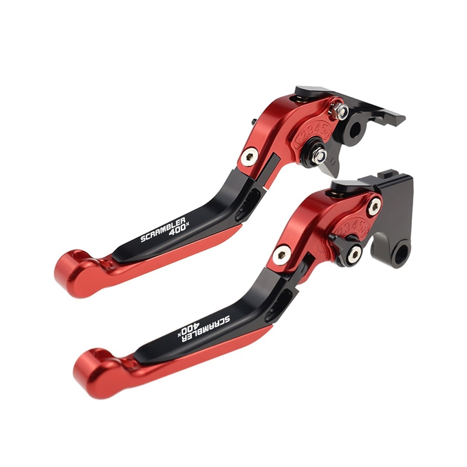 Ywqjiopm A Motorcycle Brake Clutch Lever For Scrambler 400X 2023-2024 For Scrambler 400 X Djustable Handle Motorcycle Ccessories Folding Extendable Brake Clutch Levers