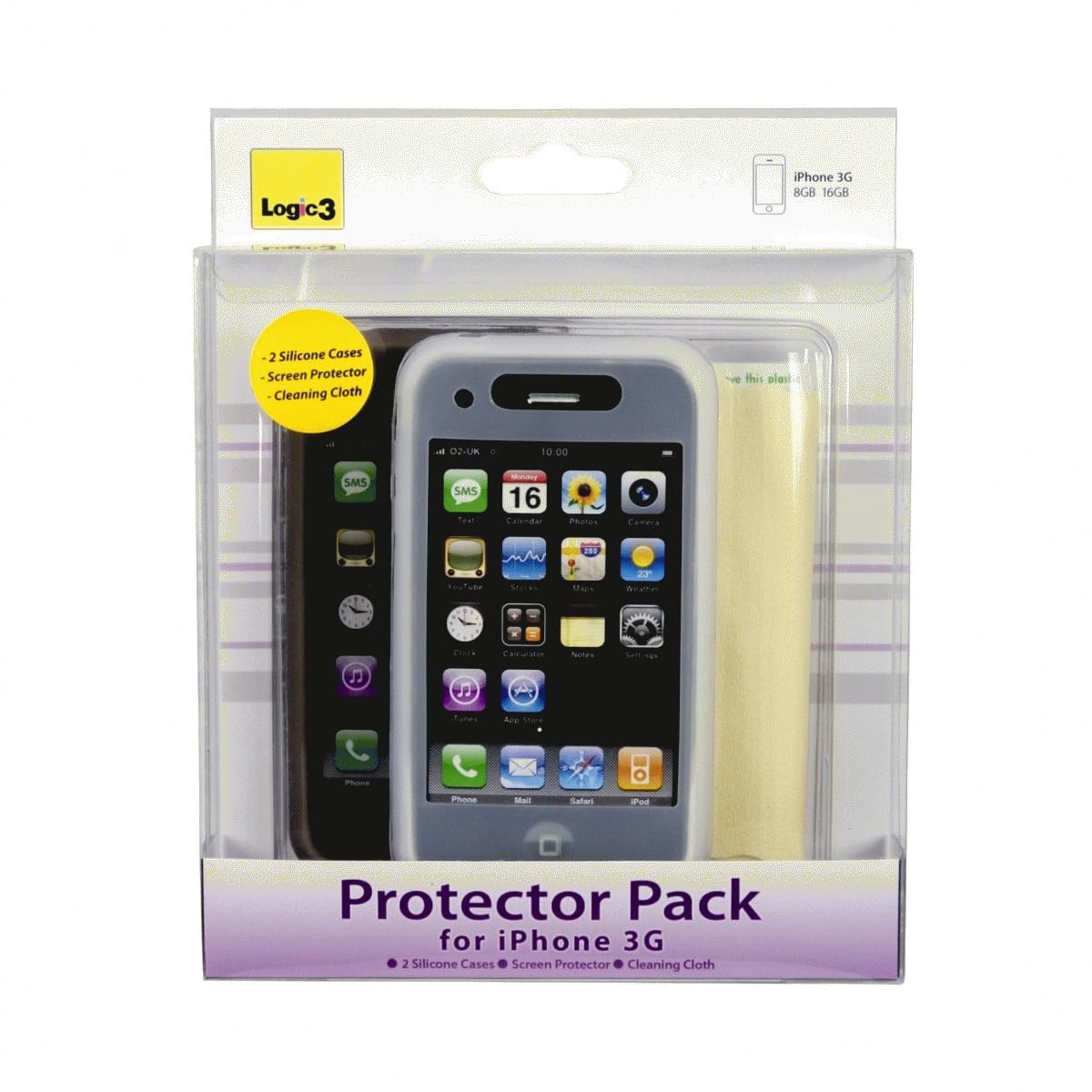 Image secondaire de Logic 3 Étui Protection d'écran pour iPhone 3 G