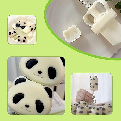 Miniatura 10 de Moldes para pastel de luna de 0.71 oz con 1 sello, juego de moldes de pastel de luna para festival de mediados de otoño, juego de moldes de prensa a