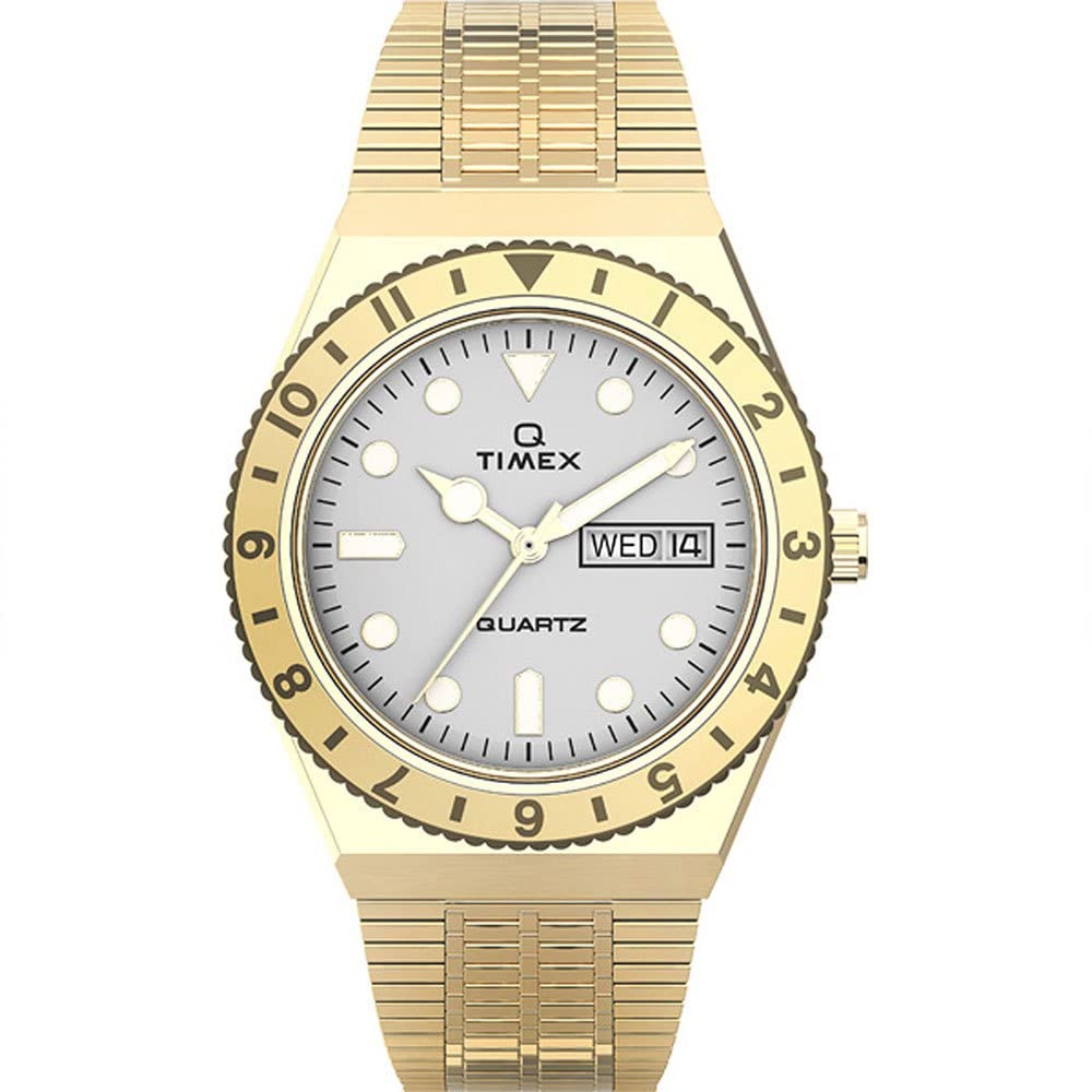 Timex Diver Inspired Quartz Analogue Watch White 36Mm