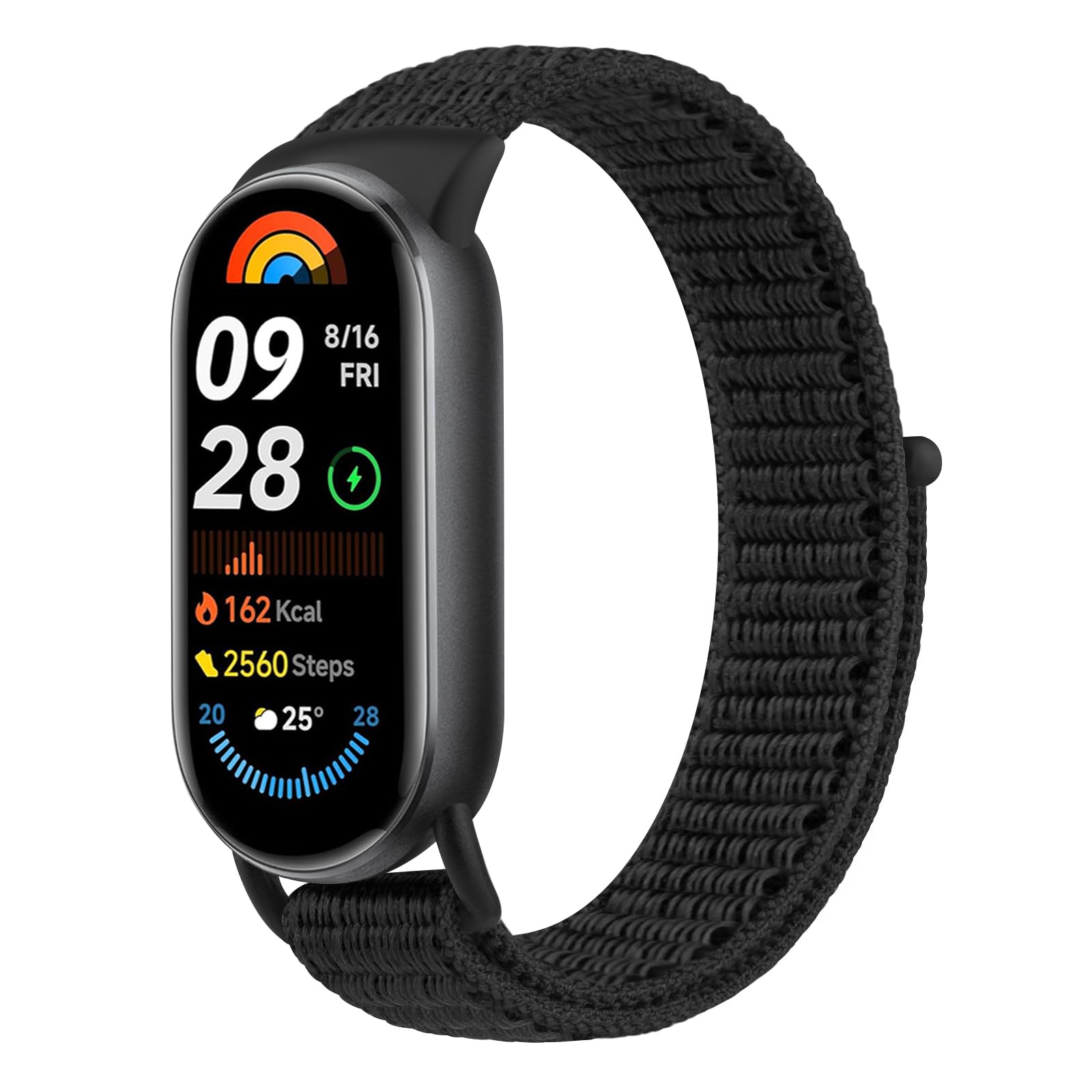 Vanjua Nylon Strap for Xiaomi Smart Band 10/9/8, Soft Adjustable Breathable Watch Band Replacement Wristband for Xiaomi Mi Band 10/9/8-image-10