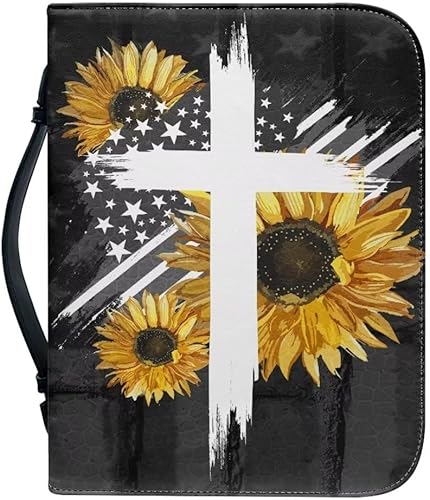 TSVAGA Funda para Biblia de piel sintética para mujeres y niñas, bolsa de escritura de gran capacidad, bolsas de cubierta de la Biblia