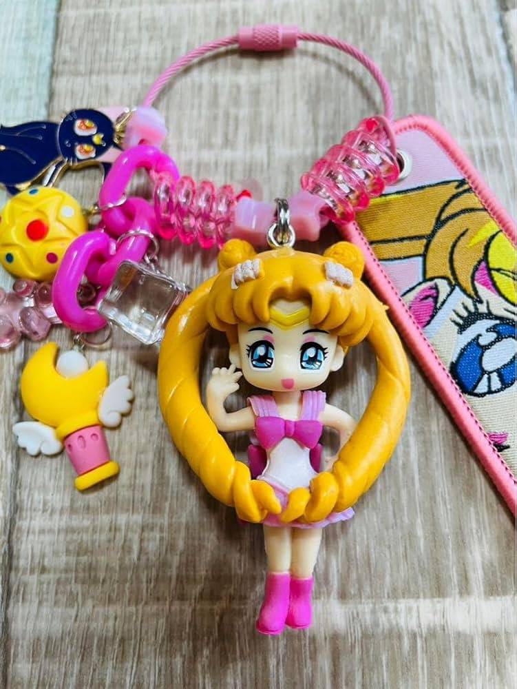 じゃらじゃらキーホルダー ストラップ キーチェーン メルヘンピンク 可愛い女の子 じゃらじゃらキーホルダー ストラップ キーチェーン メルヘン