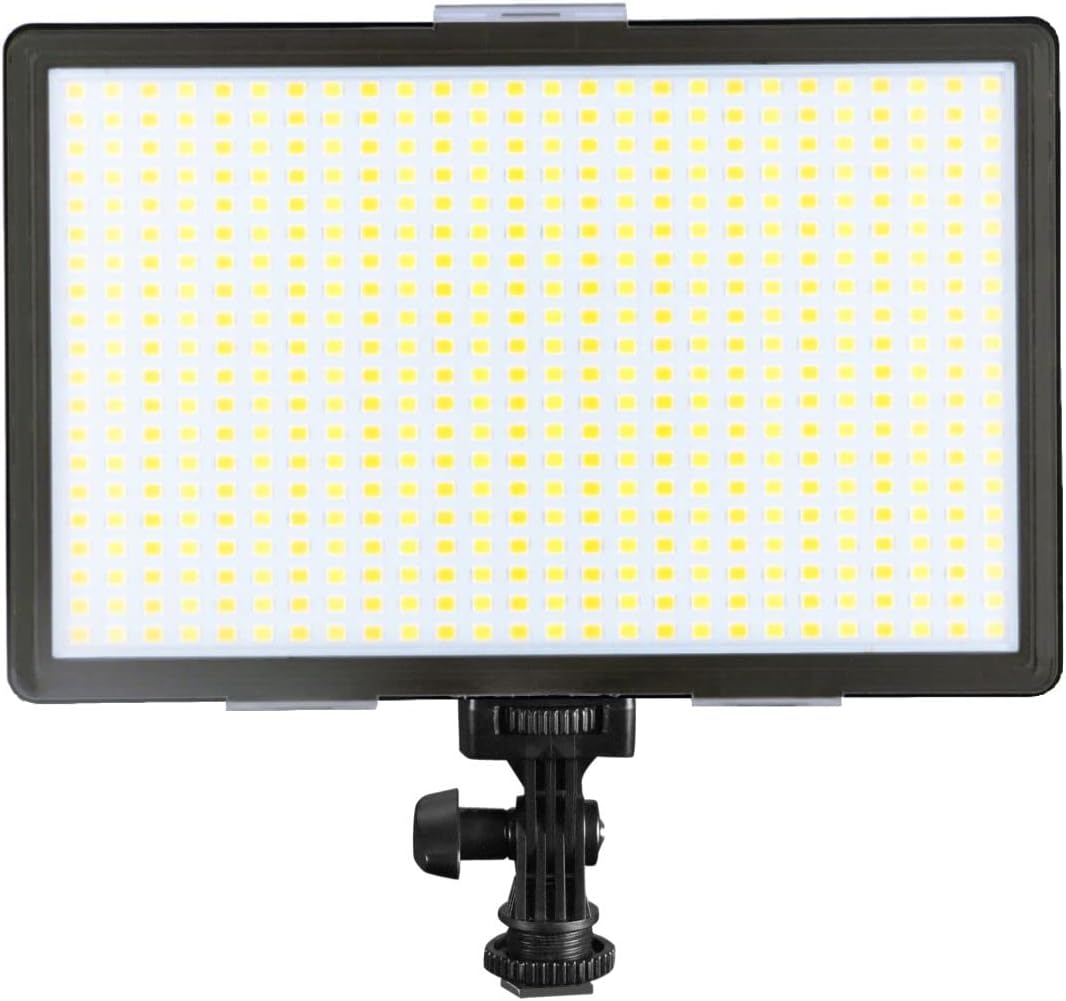 DIGITEK® (LED-D520 WB) 37W LED Video Light with Dual Color Temp 3200K-5600K, Lightweight 200g, Compatible with Tripods, Monopods, Cameras & Camcorder, for Indoor & Outdoor Shoots (Excludes Battery)