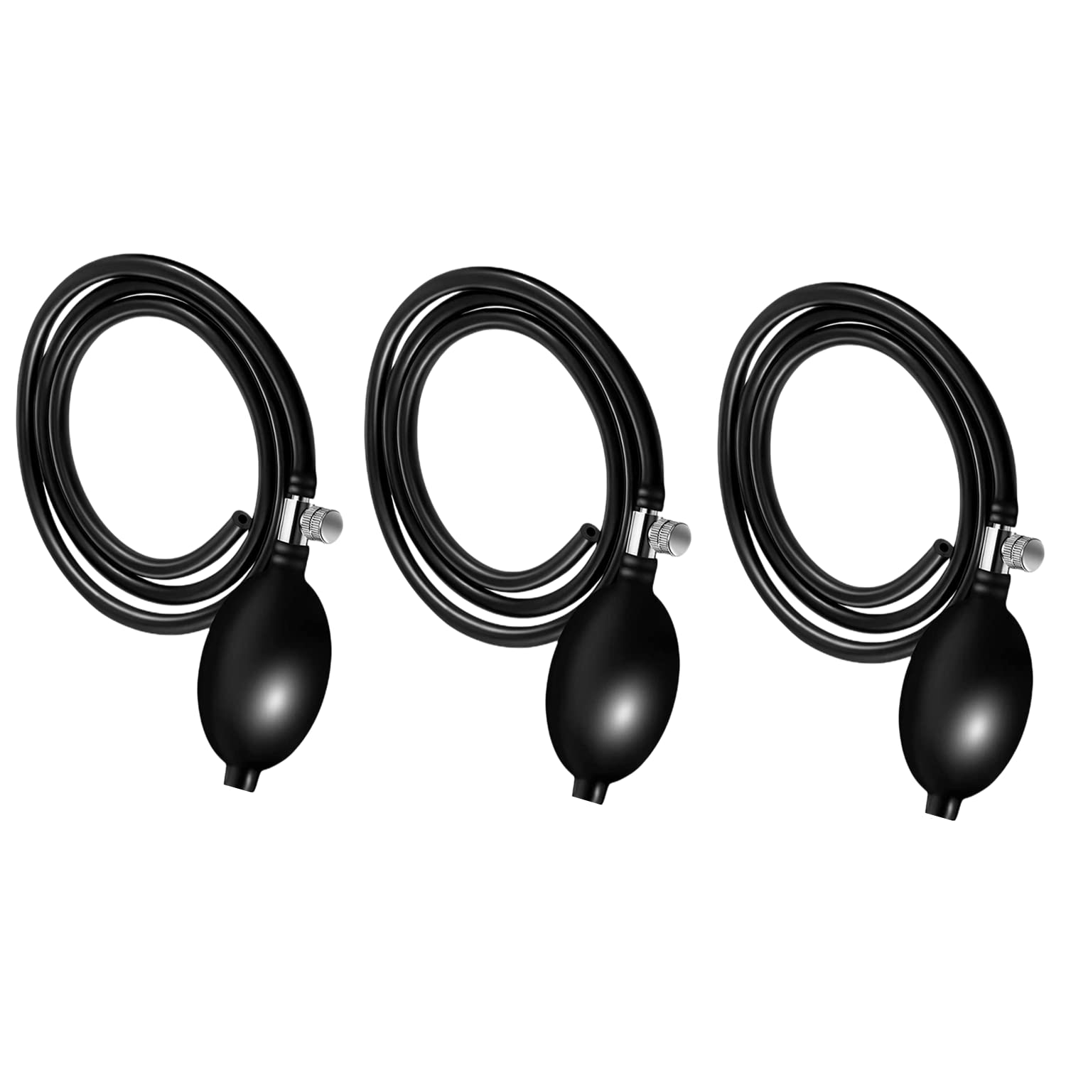 3 Set Blood Pressure Bulb Pump,Replacement Rubber Inflation