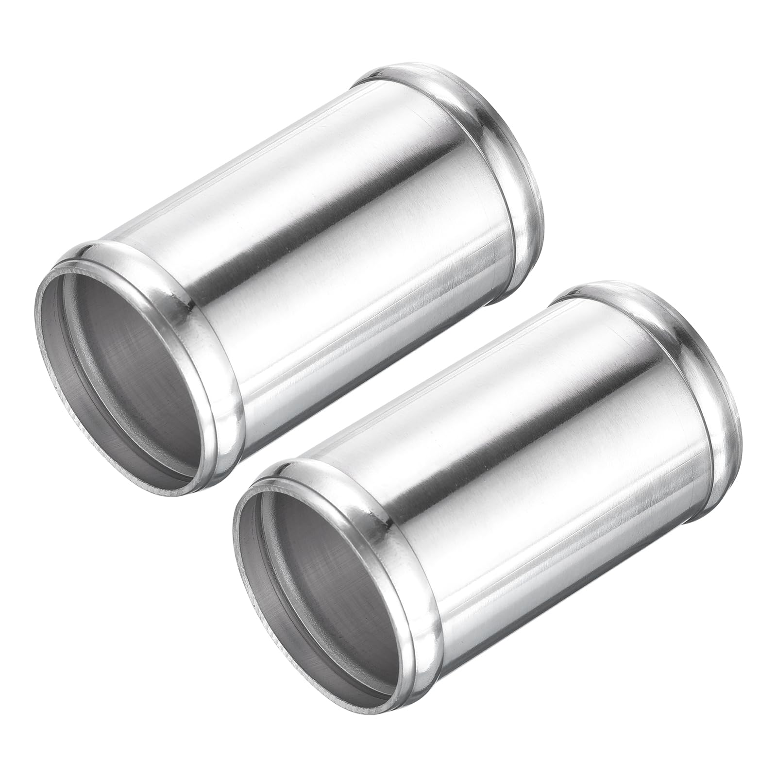 DMiotech 2pz (57mm/2-1/4" OD x 51mm/2" ID) 6061 Raccordo per Tubo Flessibile Alluminio 4" Lunghezza Connettore Tubo Intercooler Tubo Aspirazione Aria con Rotolo Perline