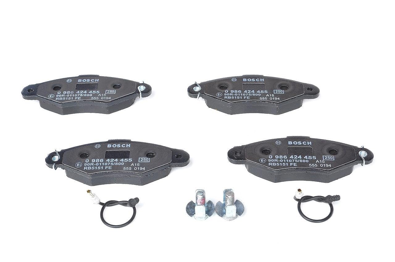 Bosch BP408 Pastiglie Freno, Asse Anteriore, Certificato ECE