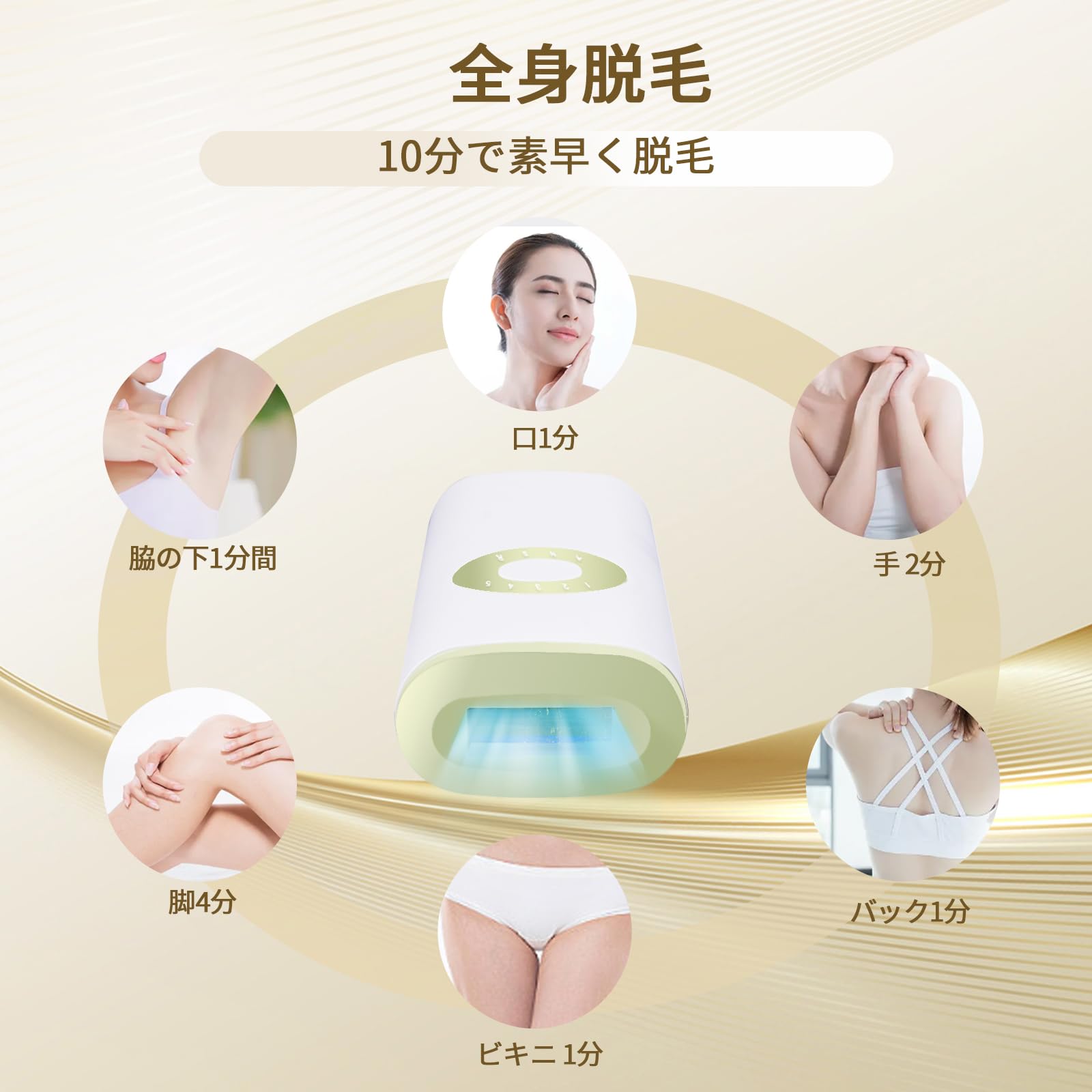 Amazon | IPL光脱毛器 家庭用 女性専用 サロン級ケア 光美容器 無痛