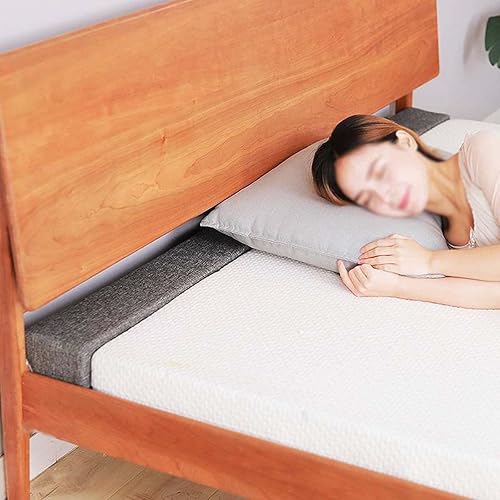 Miniatura 3 de Almohada de cama para cabecero de 47 x 4 x 3 pulgadas de largo, para cama individualdobleking, relleno de espuma suave, cojín de protección para