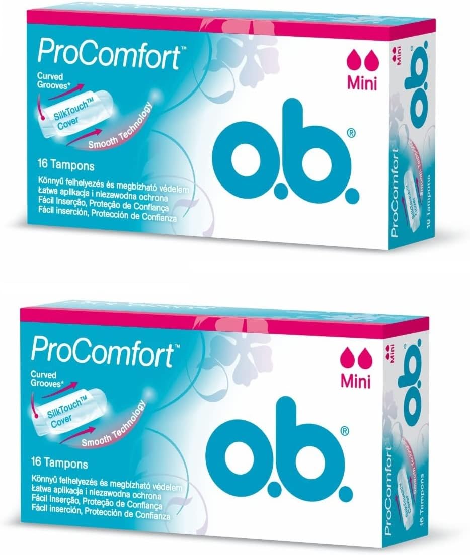 Amazon.com: o.b. Tampons | Non-Applicator Tampon, Unscented | Regular ...