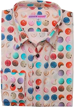 Amazon.co.jp: [コトンドゥ] CotonDoux 柄シャツ メンズ シャツ