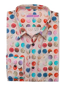 Amazon.co.jp: [コトンドゥ] CotonDoux 柄シャツ メンズ シャツ