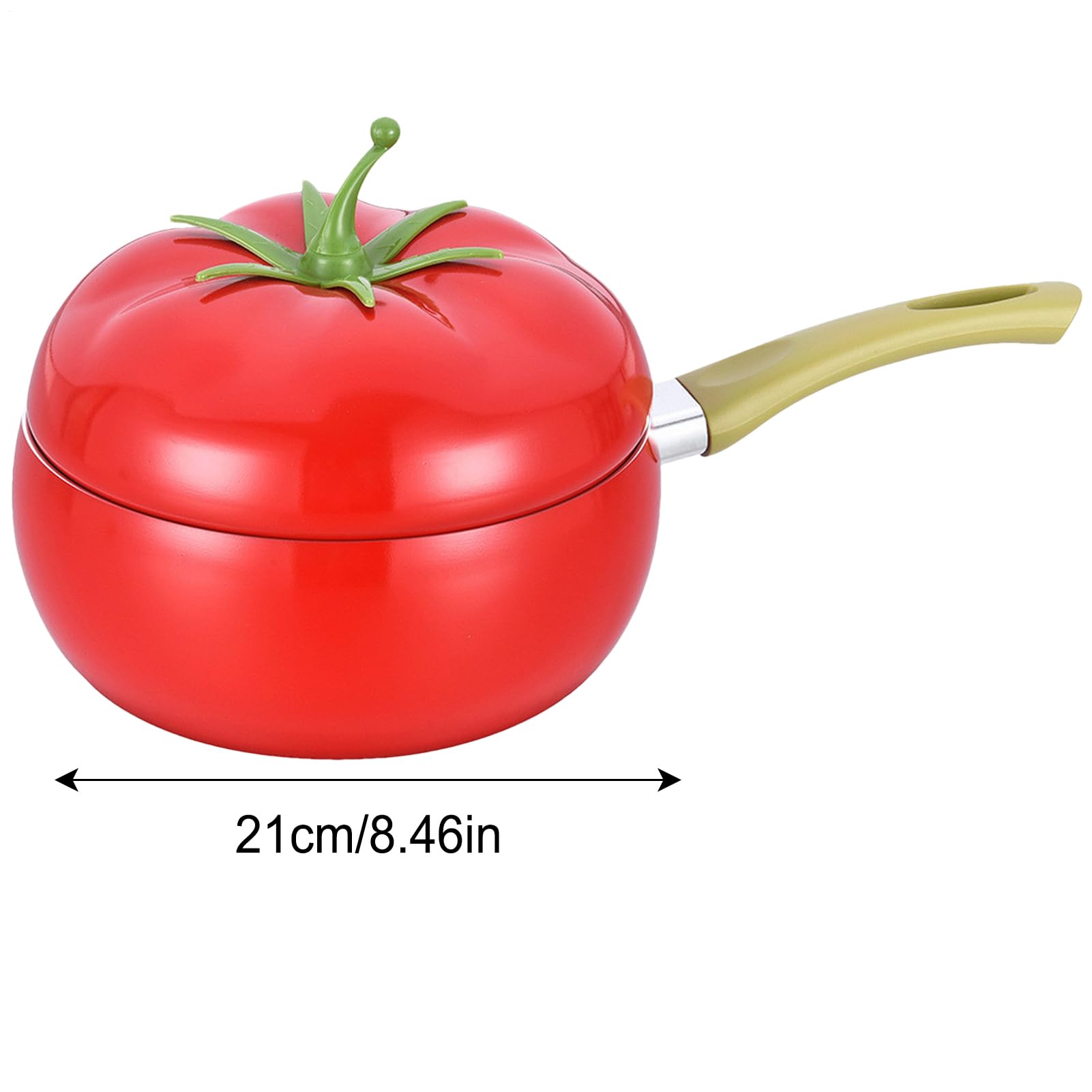 Pentola Per Sugo Con Coperchio Antiaderente A Forma Di Frutto Pratica E | Padella Profonda Per Pasta, Zuppa, Spaghetti, Conserve, Bollire, Cottura A Fuoco Lento