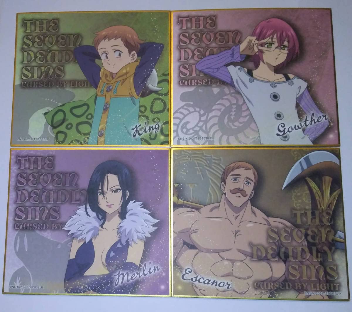 七つの大罪色紙 七つの大罪 直筆イラストサイン色紙 抽プレの通販 by ザマ's shop｜ラクマ