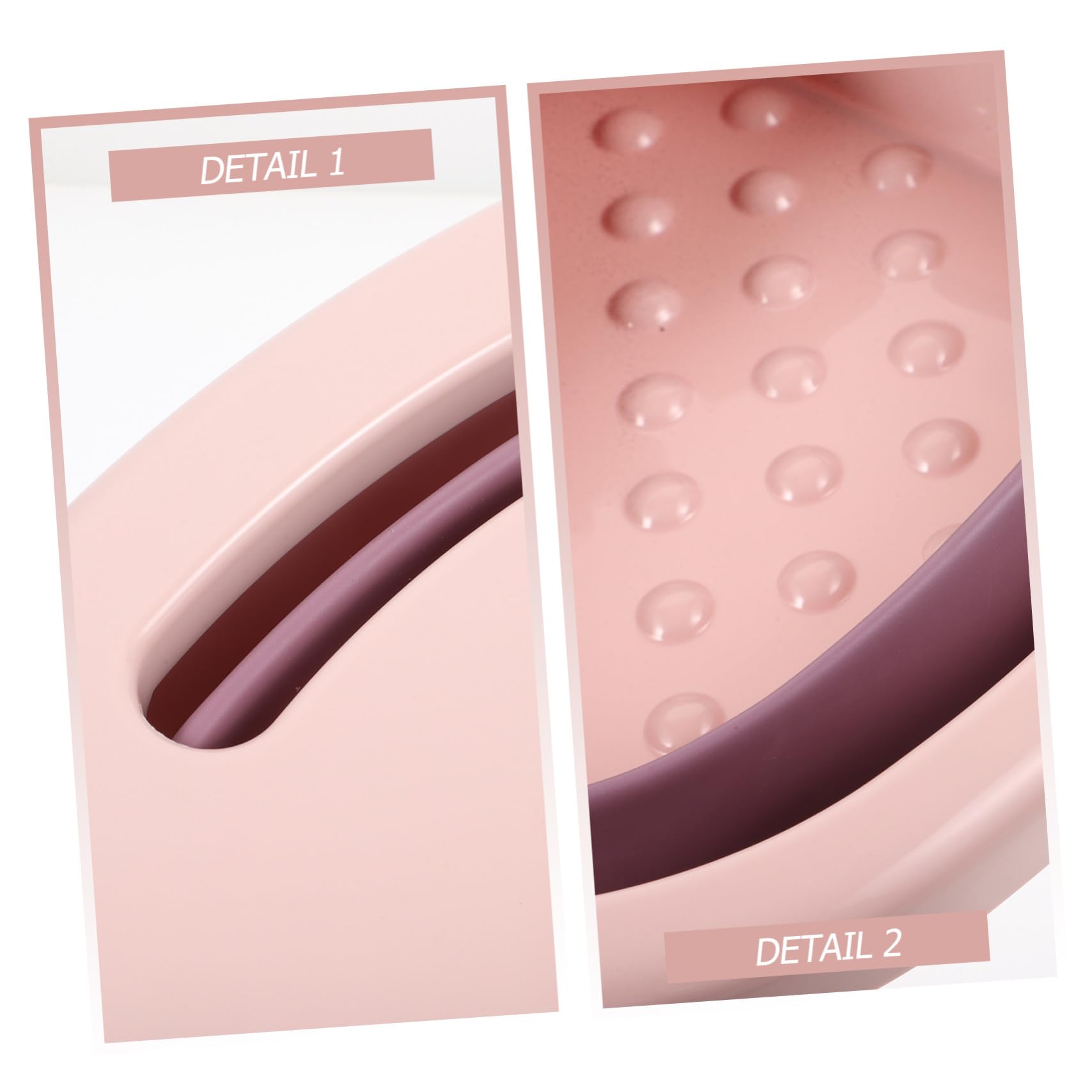 Beaupretty Klappbares Fußbad für Fußmassage aus Kunststoff und Silikon mit Faltbarem Design Komfortabler Eimer für Reisen und Familiengebrauch