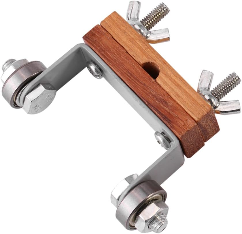 Professional Woodworking Sharpener Guide Honing Tool for Chisel Edge Sharpening Graver Wood Carving Tools Adjustable Angle Precision Sharpening Device Steel Roller Wooden Handle