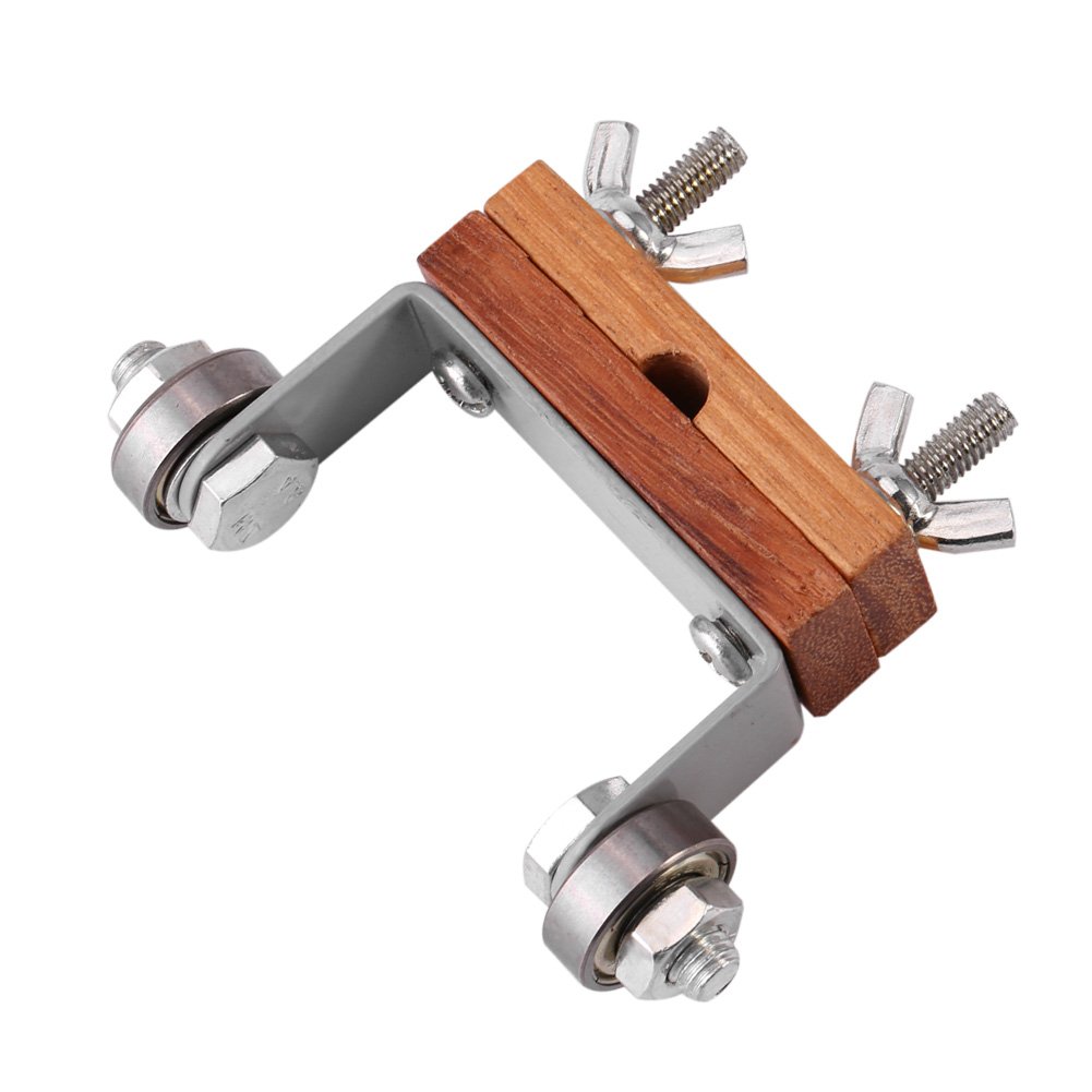 Professional Woodworking Sharpener Guide Honing Tool for Chisel Edge Sharpening Graver Wood Carving Tools Adjustable Angle Precision Sharpening Device Steel Roller Wooden Handle