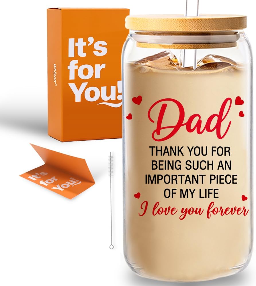 wtisan Gifts for Dad from Daughter: Son, Wife, Best Dad Ever Gift, Birthday, Fathers Day, Christmas Gift Set