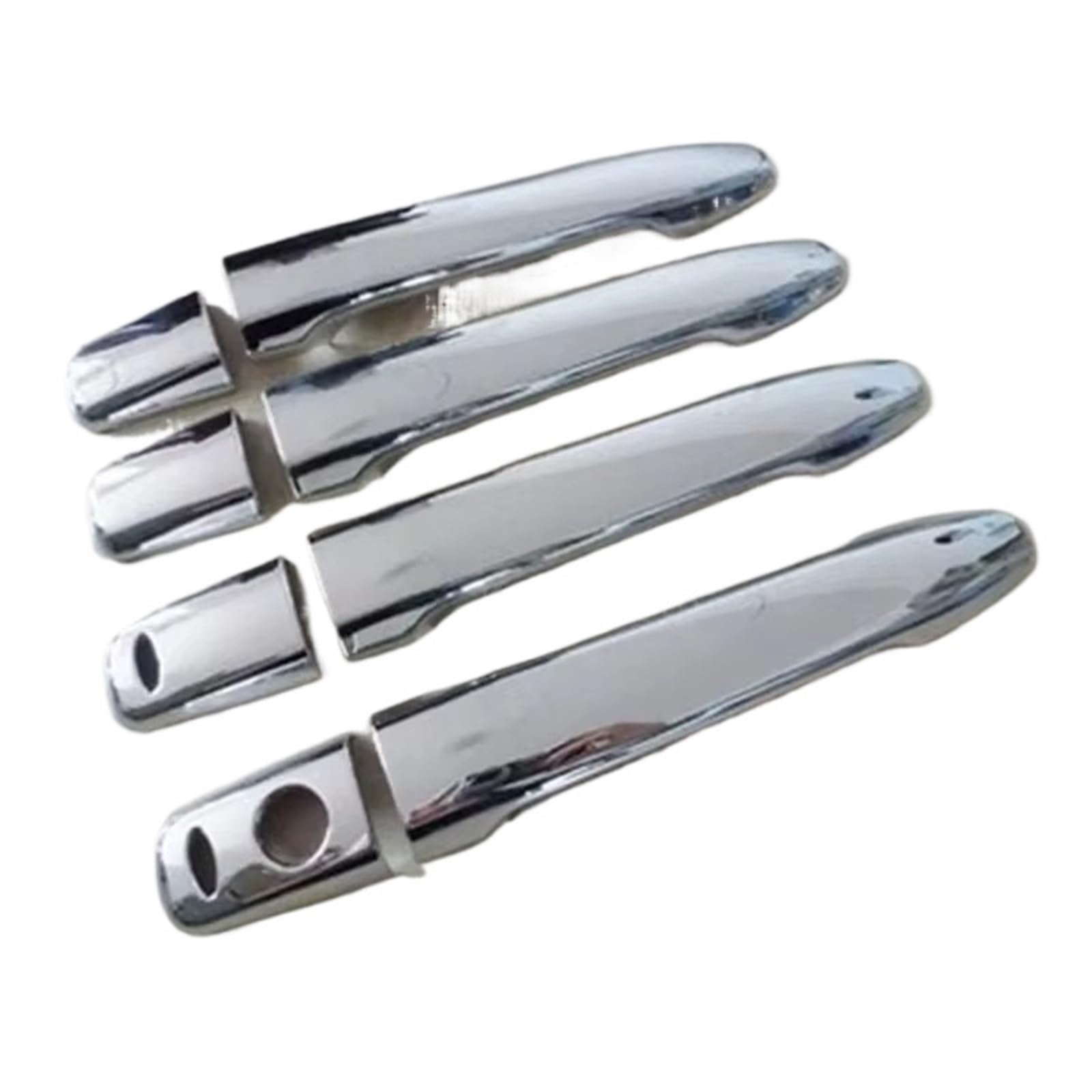 CFDEKOIB Exterior Door Handle Cover Car Door Handle Trim Compatible with Mitsubishi for Outlander 2013-2020 Cap Cover Frame Plus Extra Full Pair Set Accessories