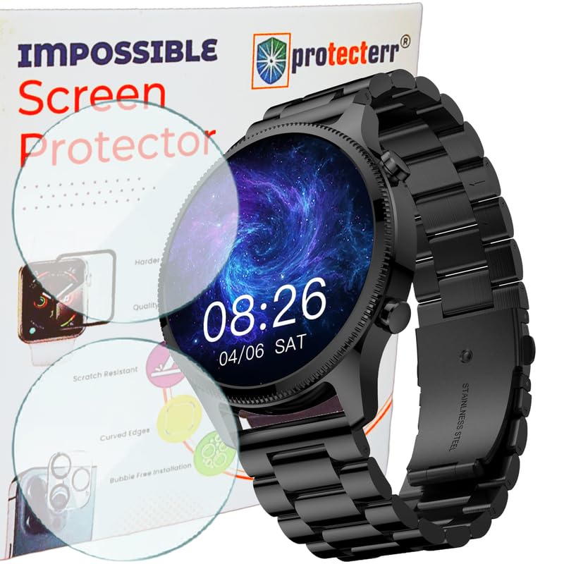 Image of 2-Pack| Screen Protector /Guard for Noise Halo Plus 1.46 inch Smartwatch -Not A Tempered Glass