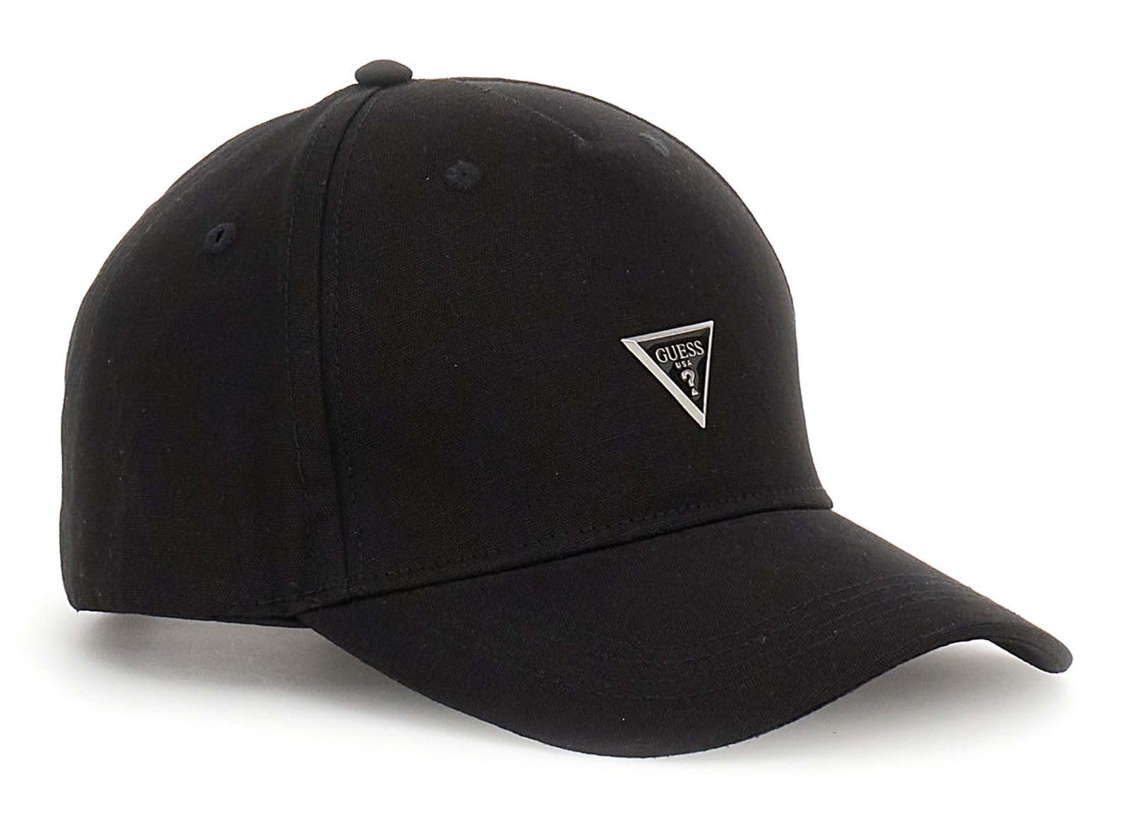 Casquette GUESS London noire en coton premium avec finitions de luxe