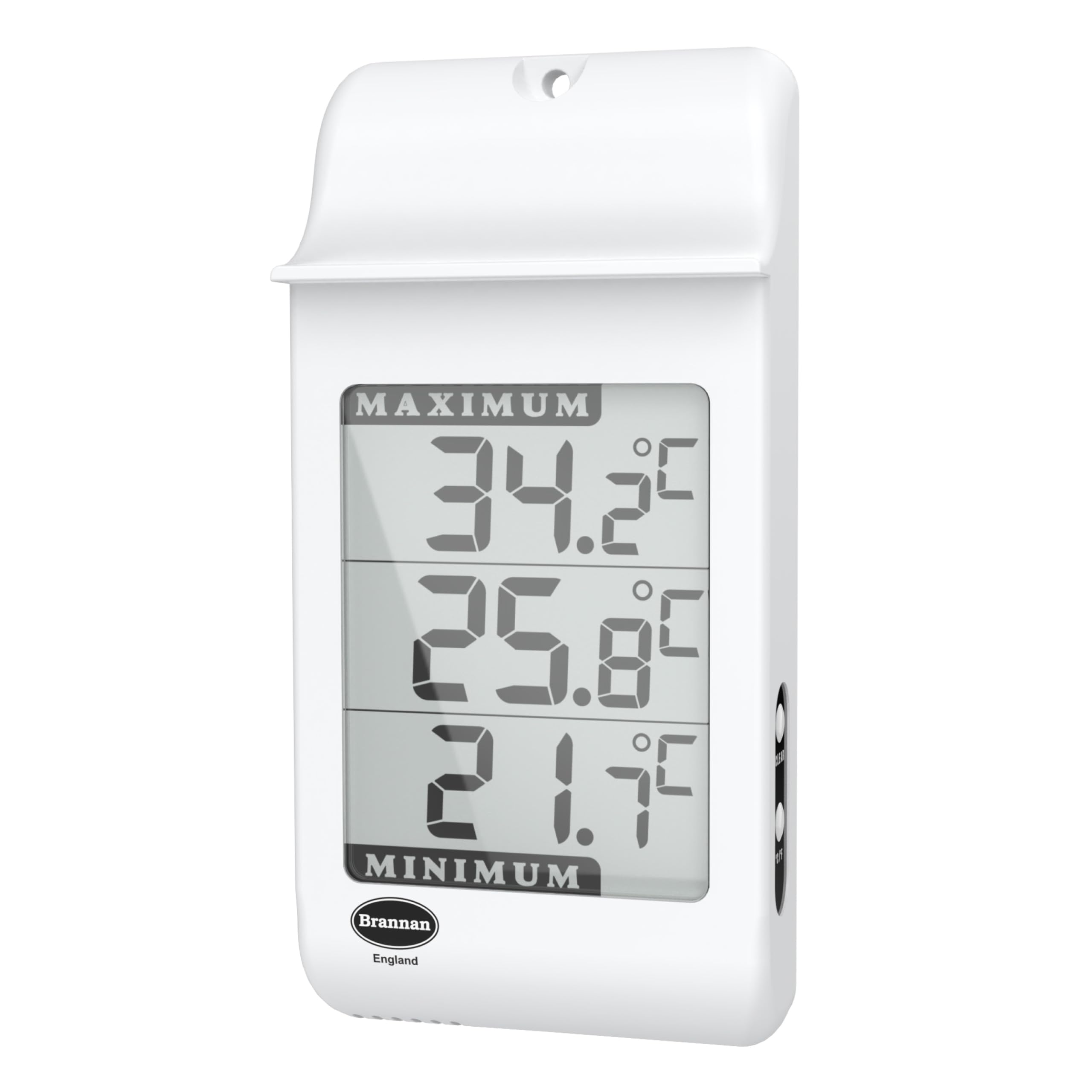 SPORTARC Digitale Max Min Thermometer, Kas Thermometer Indoor Outdoor Muur Kamer Tuin Accessoires Gemakkelijk Wandmontage