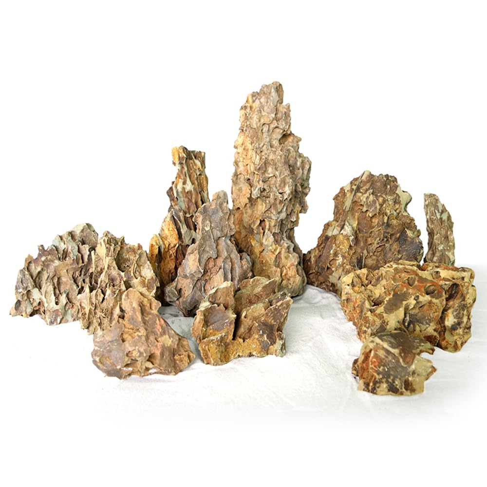 Revneo - Premium Ingredients for Everyday Happiness Aquarium Dragon Stone|Fish Tank Decoration Rocks|Planted Aquarium Stones|Indian Fish Monsters (Ifm) (25 Kilograms) (B0C8DS5BMW) Amazon Price History, Amazon Price Tracker