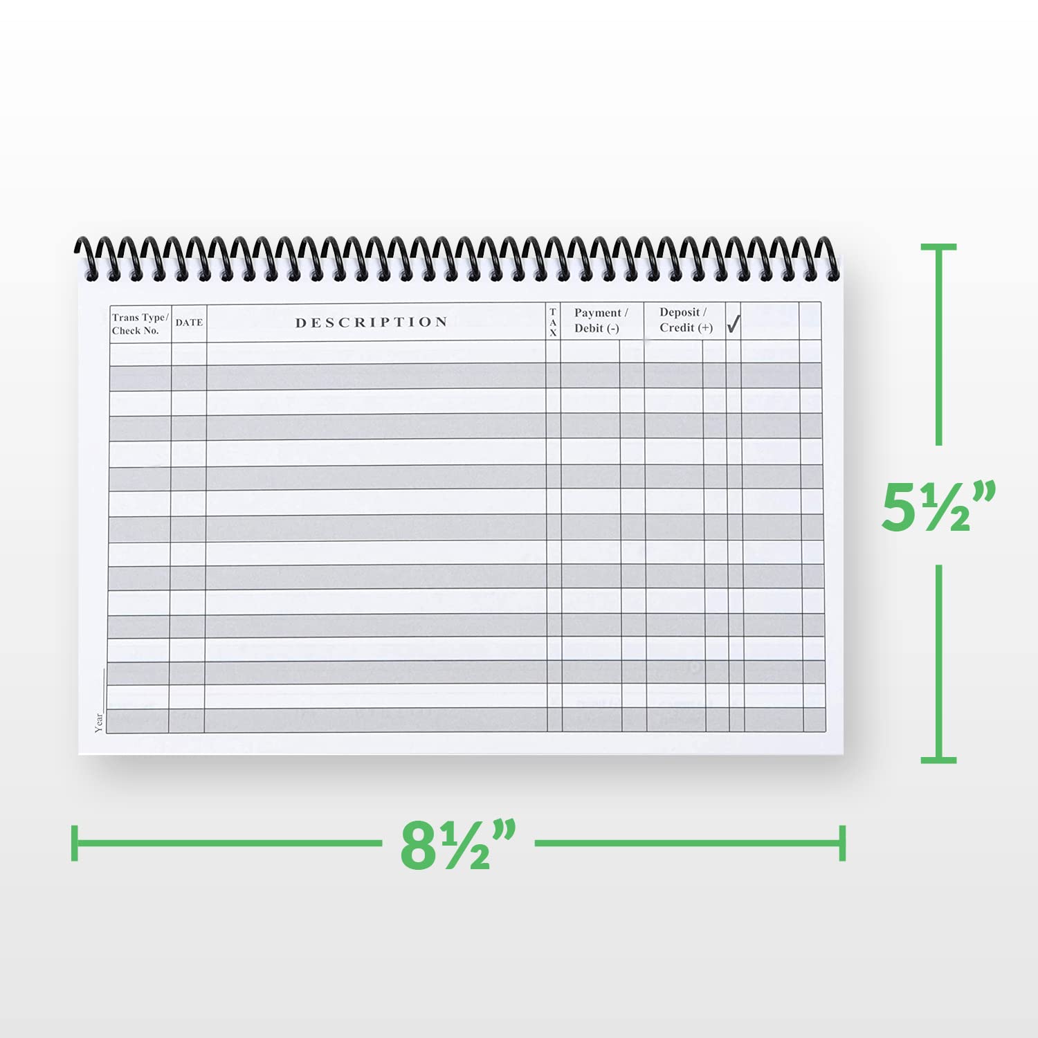The Superior Check - Libreta para registro de transacciones bancarias