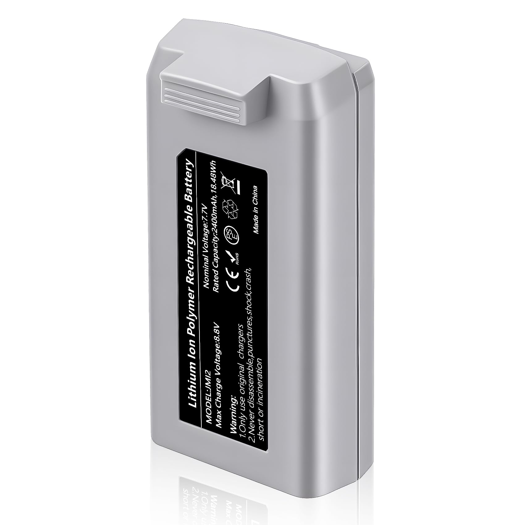 DJI Mini 4K/2 Series Batería de vuelo inteligente recargable 2400 mAh 7.7 V paquete de 2