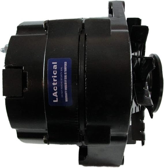 High Output 200 Amp Alternator Chevrolet GM Pontiac Olds Caddy Holden BBC SBC Hot Rod 10SI 12SI 3 Wire Black Color 200A