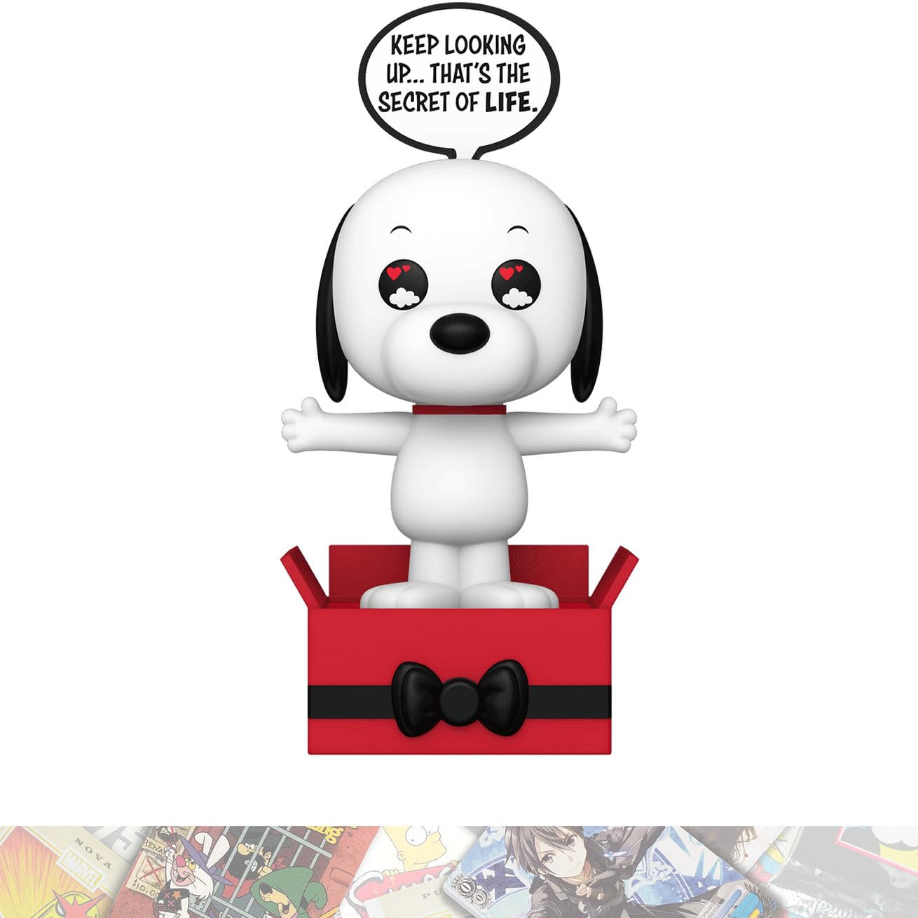 Snoop y: Figura de vinilo de Popsies de 4.75 pulgadas + 1 paquete de cartas coleccionables temáticas de animación (60194)