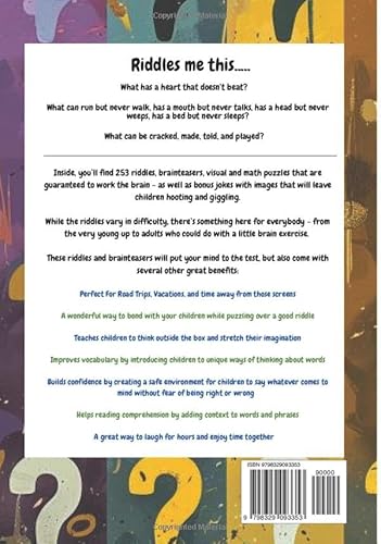 Fun (But Difficult) Riddles and Brainteasers for Smart Kids & The Whole Family (Ages 8-12)