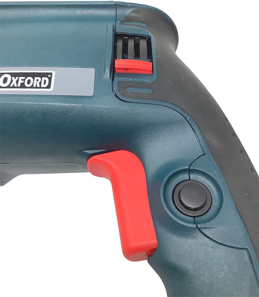 Trapano Martello Tassellatore Perforatore SDS-Plus 800W mandrino intercambiabile Capacità di foratura calcestruzzo 26mm Include 3 Punte 2 Scalpelli e Valigetta