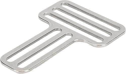 VGEBY Cinturón de peso de buceo, pesas de acero inoxidable para buceo, cinturón de peso, hebilla en T, tapón de cincha de peso ajustable,