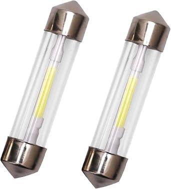 2Pcs RV Refrigerator Light Bulbs, DC12V Replacement RV Fridge Bulb LED Interior Lights Low Power Camper Light Bulbs for Fridge Motorhome, 41mm