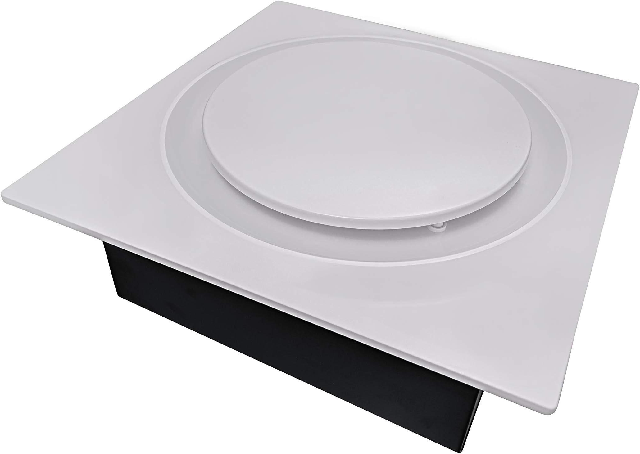 Aero Pure ABFS0511 D6 Adjustable Speed 50-80-110 CFM Bathroom Ventilation Fan, Energy Star Certified, White