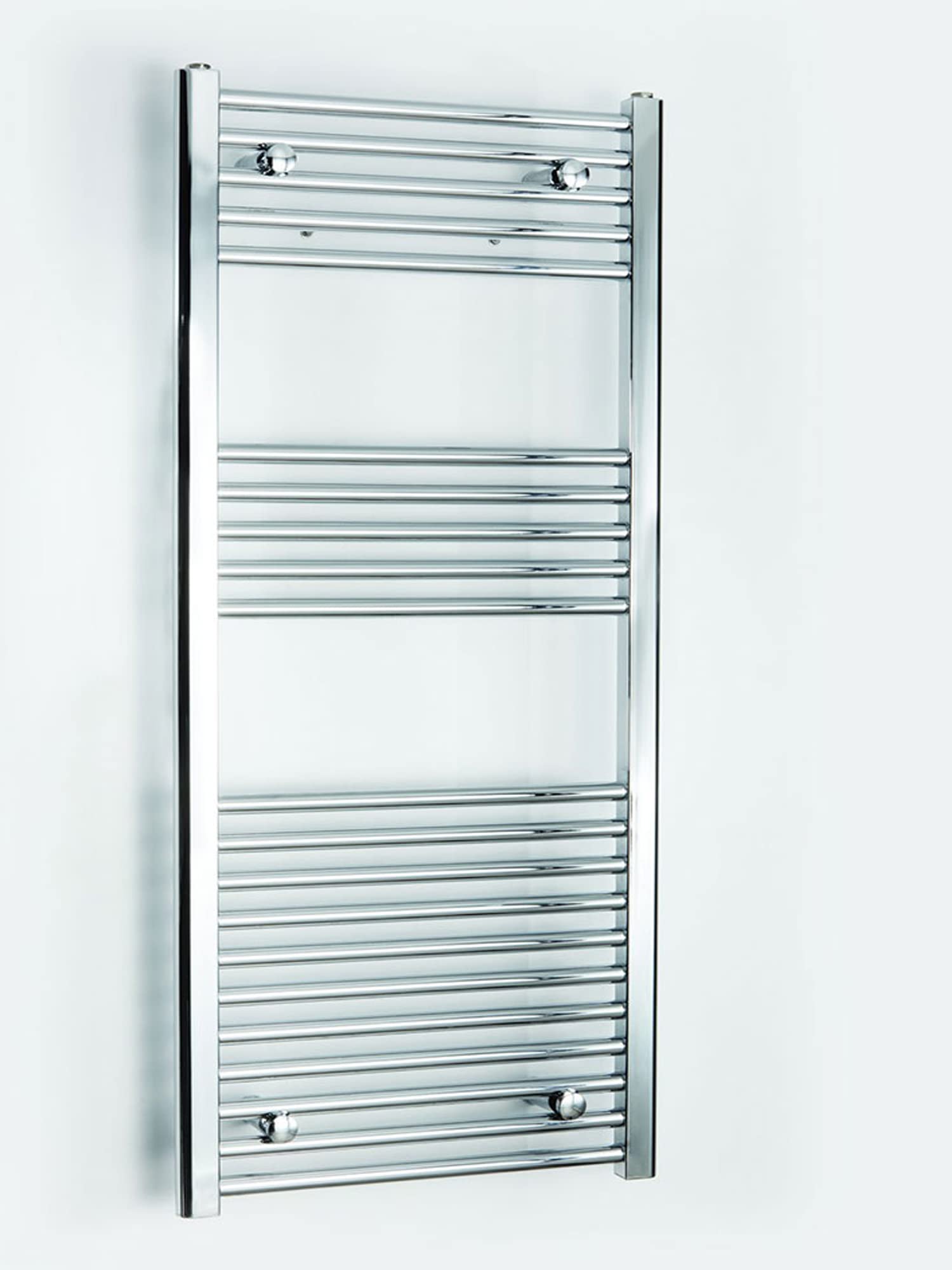 Grzejnik łazienkowy LIDYA chrom 1200 x 500 mm. Proste przyłącze standardowe suszarki do rąk