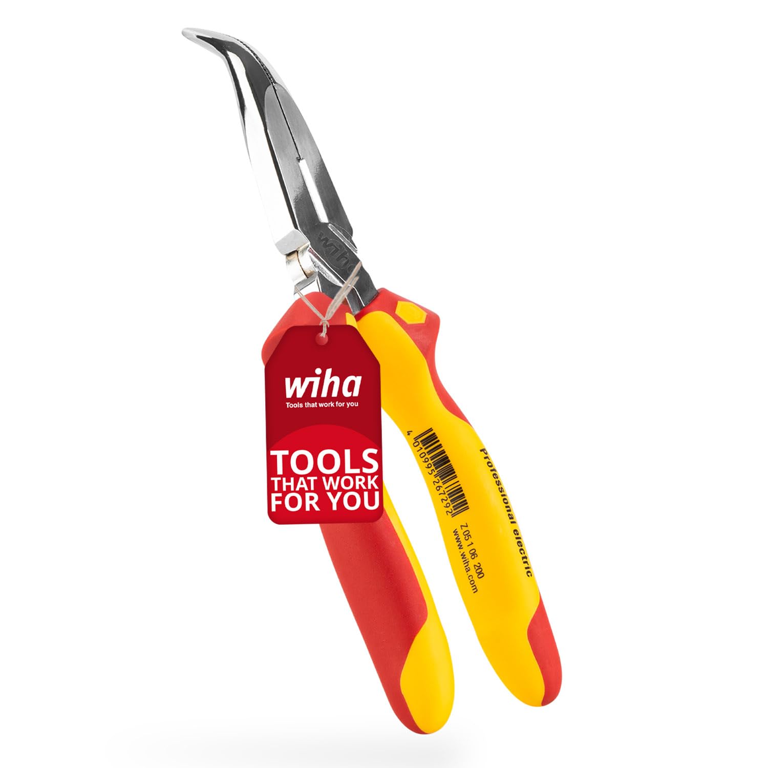 WIHA 27425 - Alicates de boca semi-redonda Professional electric Z 05 1 06 200 mm SB Professional electric Cod. Z05120006SB